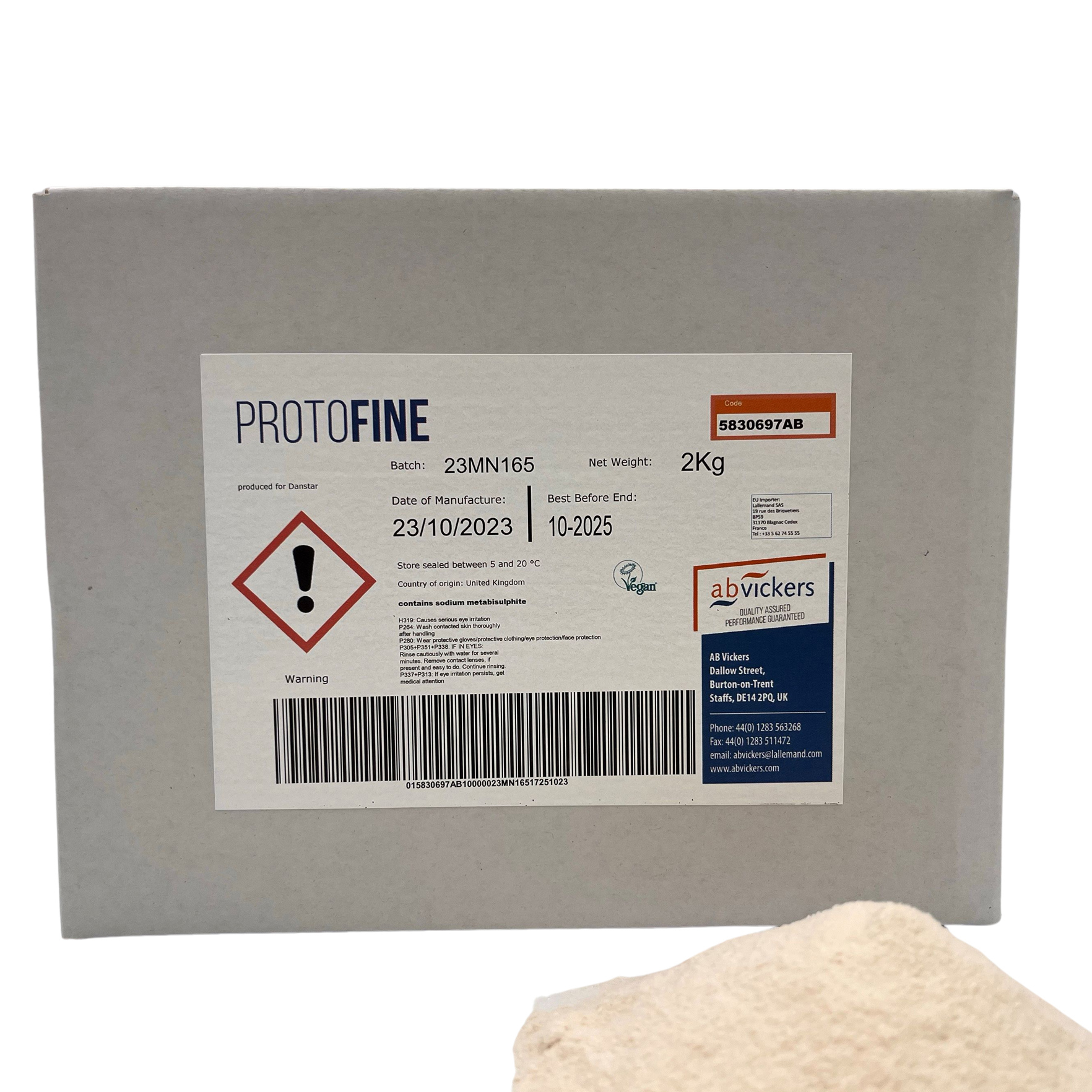 Protofine powder